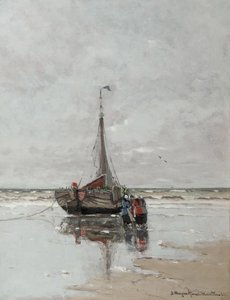 Rybaczki z bombą na plaży